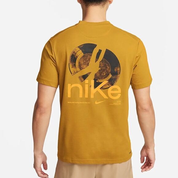 Nike Primary Studio '72 Dri-FIT Short-Sleeve Versatile Top Bronzine S NWT IN PKG - Picture 2 of 8